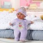 BABY born - Bebelus negru cu hainute violet 30 cm Zapf Creation - 5